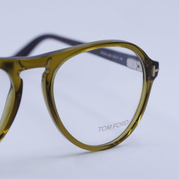 Tom Ford FT5413 096 Eyeglasses Green 53mm Aviator Frame - Picture 5 of 9